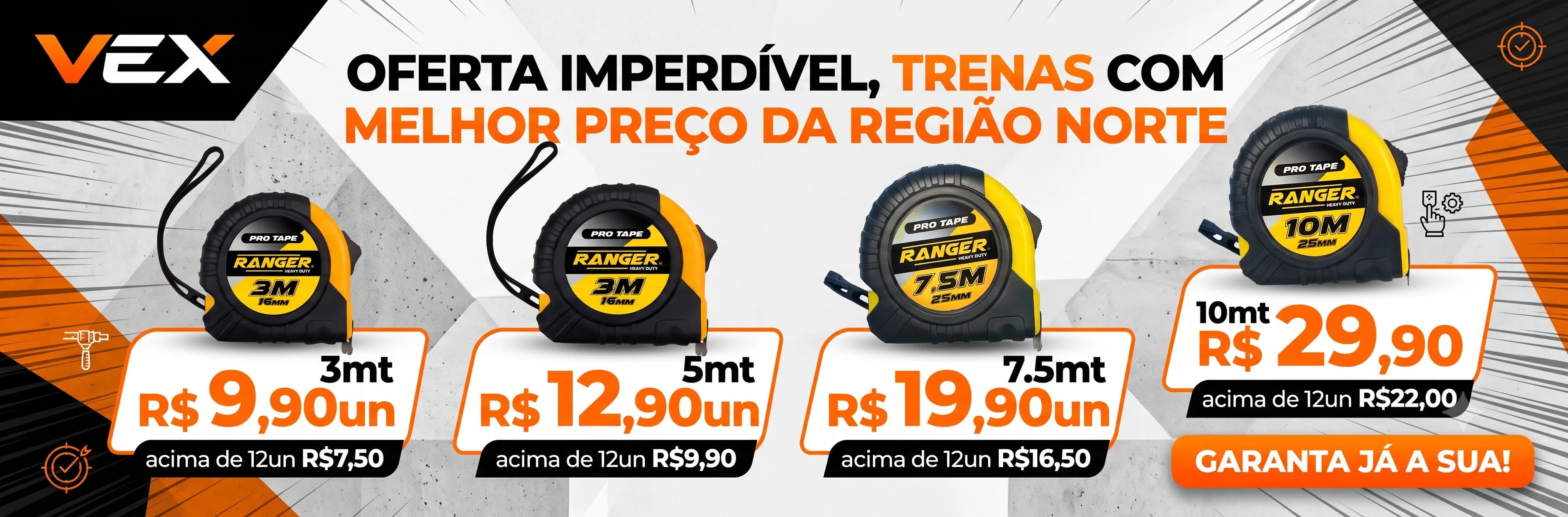 trenas na promoção
